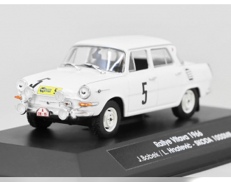 SKODA 1000MB Rallye Vltava №5 J. Bobek / L. Hnatevič (1966), white