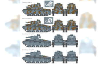 Сборная модель Танк NbFz Nr 3-5