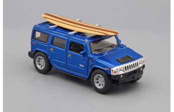 HUMMER H2 SUV Surfboard (2005), blue