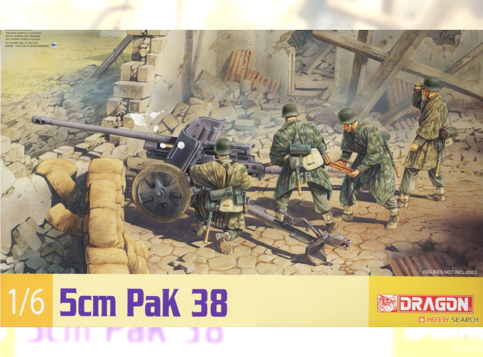 Сборная модель 5cm PaK 38