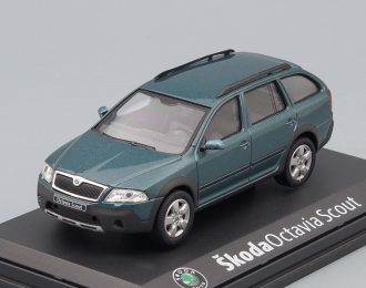 SKODA Octavia Combi Scout 2008, Metallic Green Island