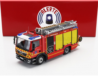 MAN Tgm 15.290 Tanker Truck Sapeurs Pompiers Ftp Rosenbauer Sdis 45 Loires (2020), Red Yellow Grey