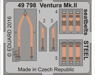 Фототравление Ventura Mk. II ремни СТАЛЬ