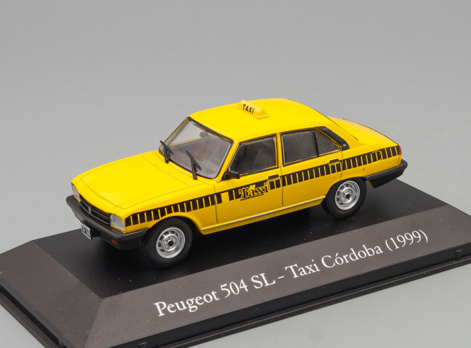PEUGEOT 504 SL Taxi Cordoba (1999), yellow / black
