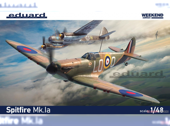 Сборная модель Британский истребитель Spitfire Mk. Ia