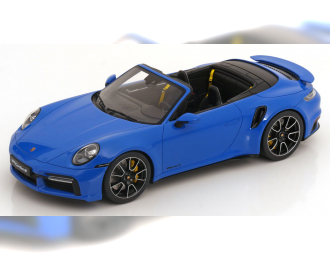 PORSCHE 911 (992) Turbo S Convertible, blue