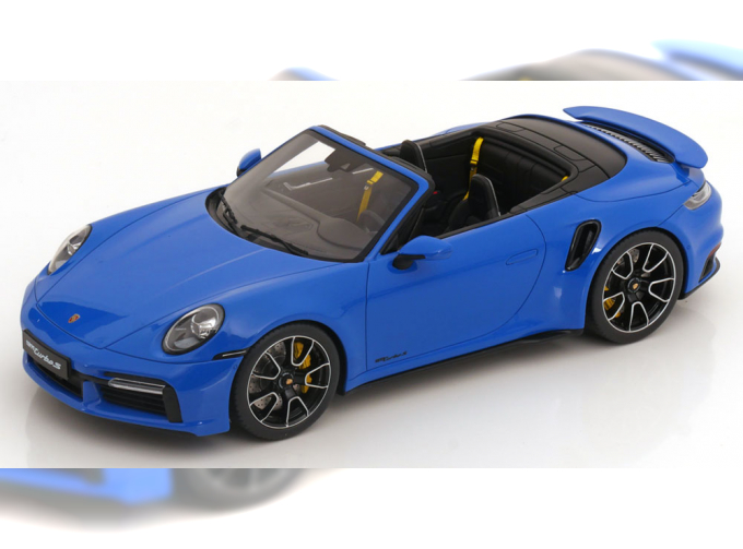 PORSCHE 911 (992) Turbo S Convertible, blue