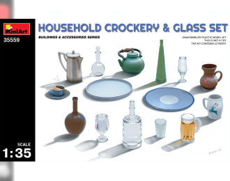 Сборная модель Аксессуары HOUSEHOLD CROCKERY & GLASS SET