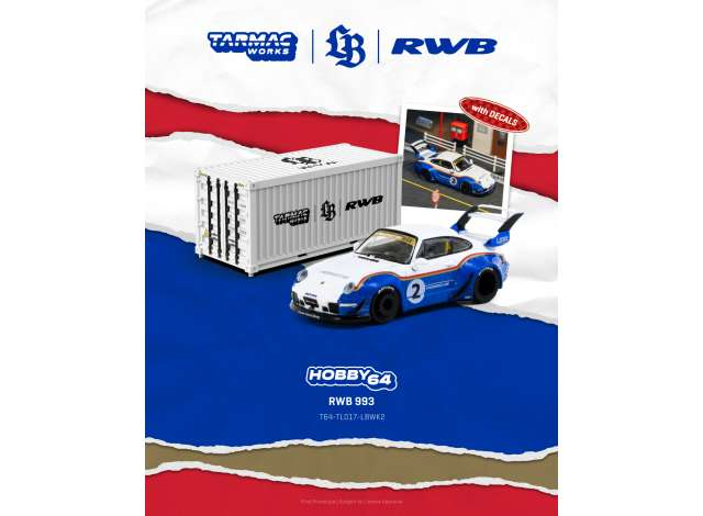 RWB 993 #2 Liberty Walk, blue/white