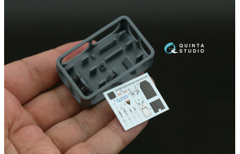 3D Декаль интерьера кабины Ка-50 (черные панели) (HobbyBoss/ARK) (с 3D-печатными деталями)