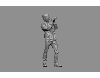 Фигурка Парень с фотоаппаратом (под покраску)