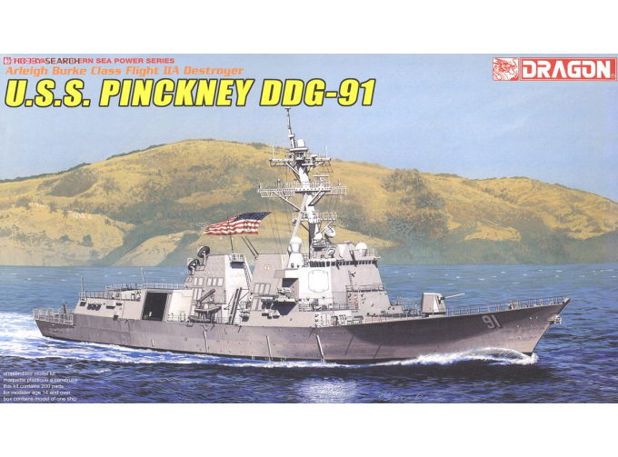 Сборная модель USS Pinckney DDG-91 Arleigh Burke Class Flight IIA Destroyer