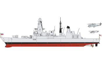 Сборная модель Type 45 Destroyer