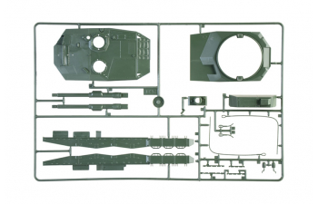 Сборная модель KRAUSS-MAFFEI WEGMANN Tank Leopard 2a4 Military 1998