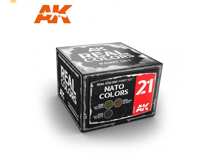 Набор акриловых красок Real Colors NATO COLORS SET