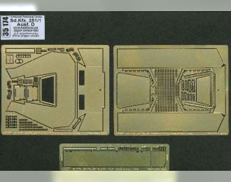 Фототравление для Armoured personnel carrier Sd.Kfz. 25 Ausf. D - vol. 8 - additional set - upper armour, late