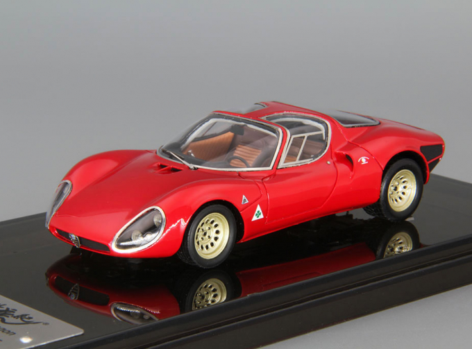 ALFA ROMEO 33 Stradale prototipo, red