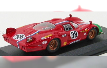 ALFA ROMEO 33.2 Lm N 38 Le Mans 1969 Gosselin - Burgoigni, Red