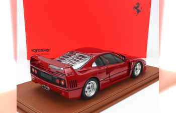 FERRARI F40 (1987) - Con Vetrina - With Showcase, Red Met