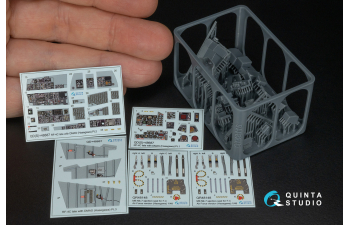 3D Декаль интерьера кабины RF-4C Phantom II (late с DMAS) (Hasegawa) (с 3D-печатными деталями)