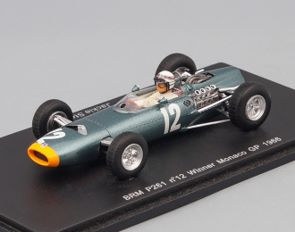 BRM P261 No.12 Победитель Monaco GP Jackie Stewart FI (1966), green