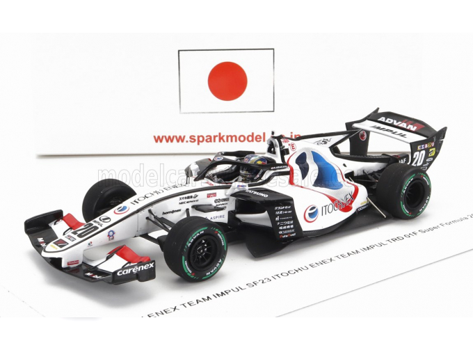 DALLARA Sf23 Toyota Trd01f Team Impul №20 Super Formula Season (2023) Ryo Hirakawa, White Blue Red