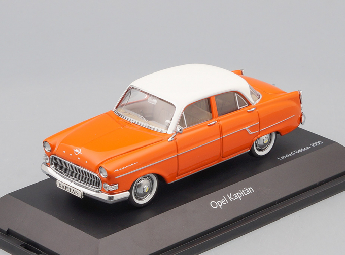 OPEL Kapitaen 1956, orange / white