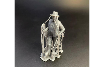 Ферма: пастух и овцы