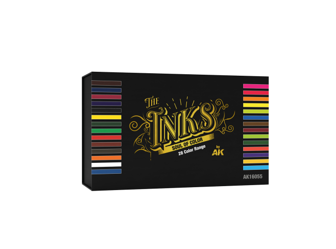 Специальный набор акриловых красок с полным спектром чернил / SPECIAL BOX FULL RANGE THE INKS