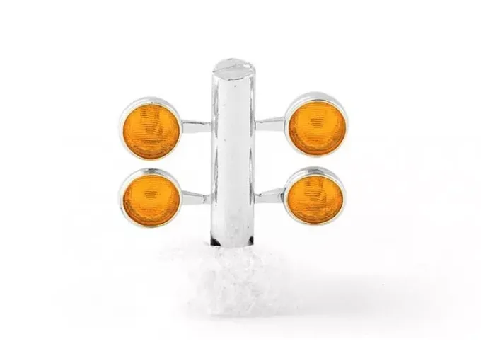 Комплект дополнительных фонарей, оранжевое стекло