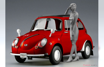 Сборная модель SUBARU 360 Young-ss With Girl Figure (1958)