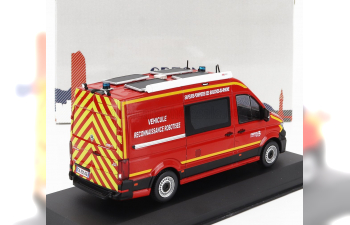 MAN Tge L2h2 Van Lanery Vrr Sdis 13 Gard Vehicule Reconnaissance Robotisee Bouches Du Rhone Sapeurs Pompiers (2020), Red Yellow