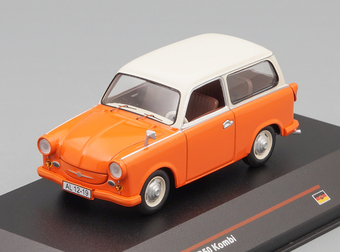 TRABANT P50 Kombi, orange and beige