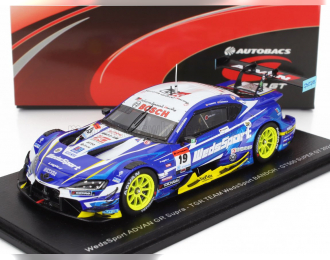 TOYOTA Supra Gr Team Wedssport Bandoh №19 Gt500 Class Super Gt (2024) Yuji Kunimoto - Sena Sakaguchi, Blue White