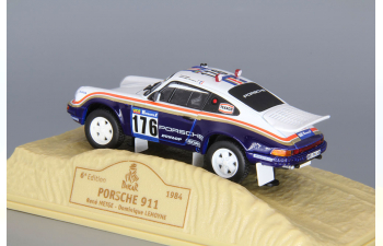 PORSCHE 911 #176 Rene Metge - Dominique Lemoyne (1984), blue / white