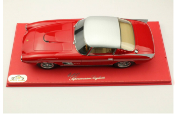 FERRARI 410 Superamerica Scaglietti Coupe (1957), red silver