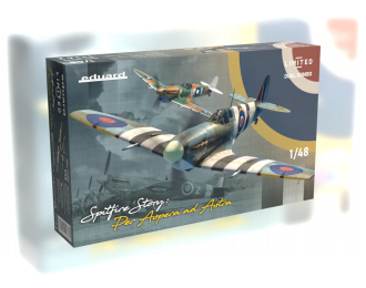 Сборная модель истребитель Spitfire Mk.Vb и Vc, SPITFIRE STORY: Per Aspera ad Astra комбо (2 в 1)