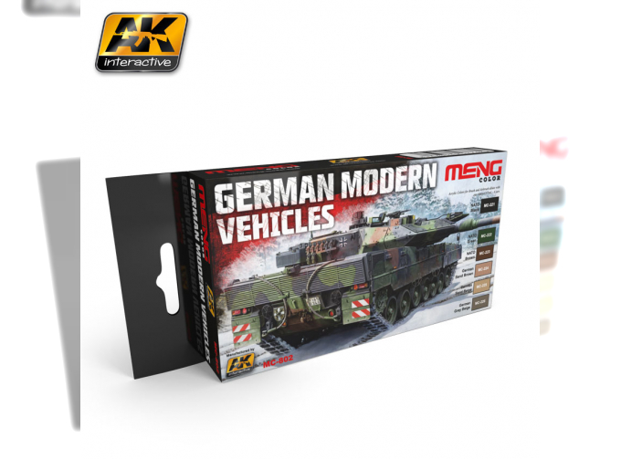 GERMAN MODERN VEHICLES COLORS SET