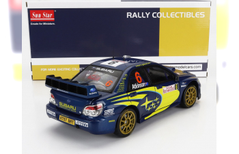 SUBARU Impreza Wrc07 N6 3rd Rally Montecarlo (2008) C.Atkinson - S.Prevot, Blu Yellow