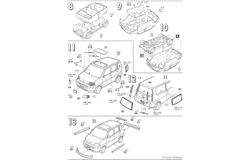 Сборная модель Honda S-MX '96(Normal/Low Down Ver)
