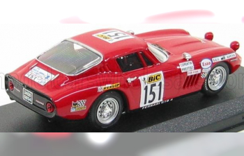 FERRARI 275 Gtb4 Coupe N 151 Tour De France 1970 A.corentin - B.prevost, Red