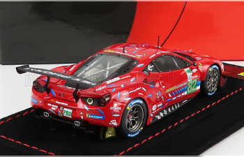 FERRARI 488 Gte Evo 3.9l Turbo V8 Team Risi N 82 Lmgte Pro Class 24h Le Mans (2020) S.Bourdais - J.Gounon - O.Pla, Red