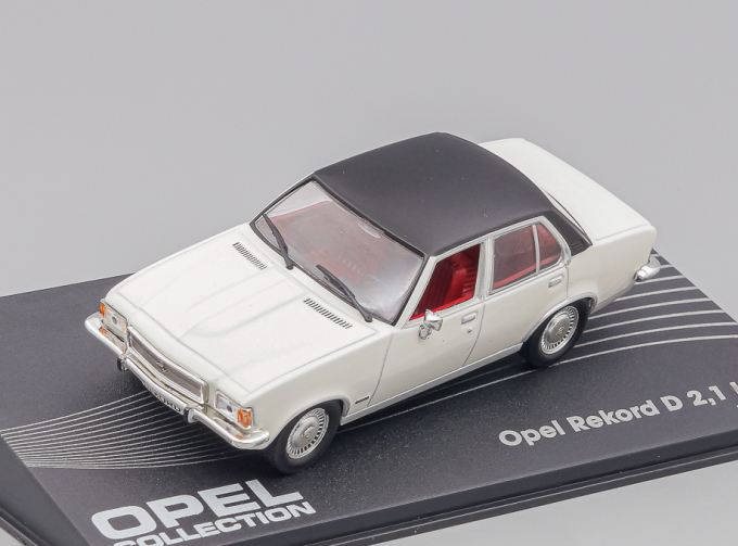 OPEL Record S2100 Diesel (1973-1977), white / black