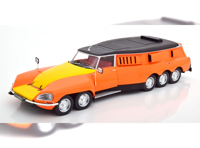 CITROEN DS PLR Michelin Testcar (1972), orange/gelb/schwarz