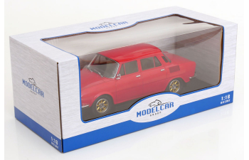 SKODA 100 Custom (1969), red