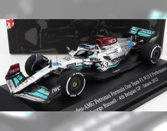 MERCEDES-BENZ GP F1 W13e Team Mercedes-amg Petronas F1 N63 4th Belgium Gp (2022) George Russel, Silver Green