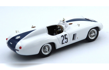 FERRARI 750 Monza Spider S/n.0578 №25 2nd 12h Sebring (1955) Phil Hill - Carroll Shelby, White Blue