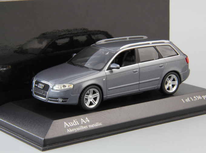 AUDI A4 Avant (2004), grey metallic