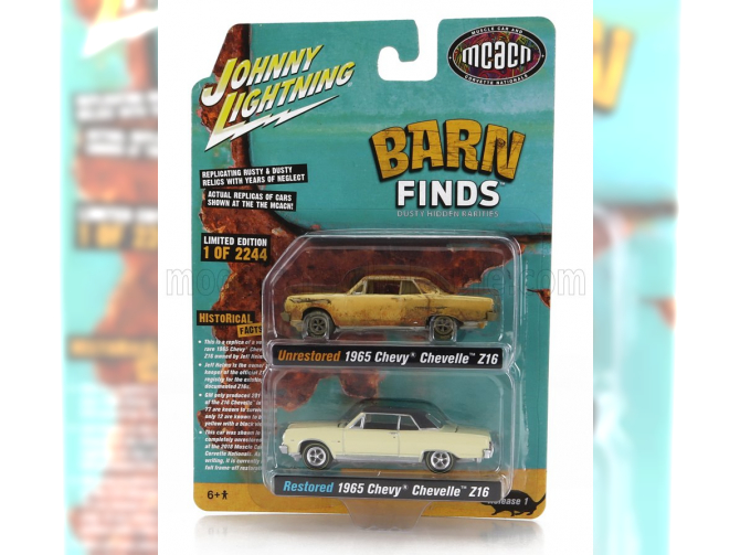 CHEVROLET Set 2x Chevelle Z16 (1965), Yellow Bronze