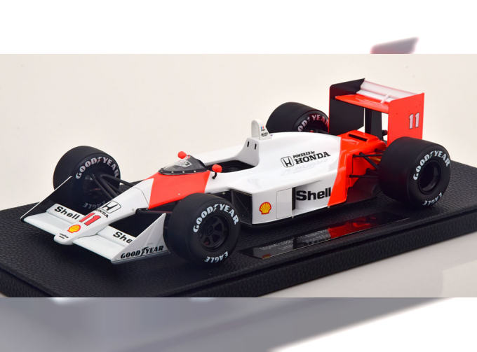 McLAREN F1 Honda Mp4/4 N11 Season (1988) Alain Prost, White Red